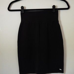 Pink High-Waisted Body-con Mini Skirt